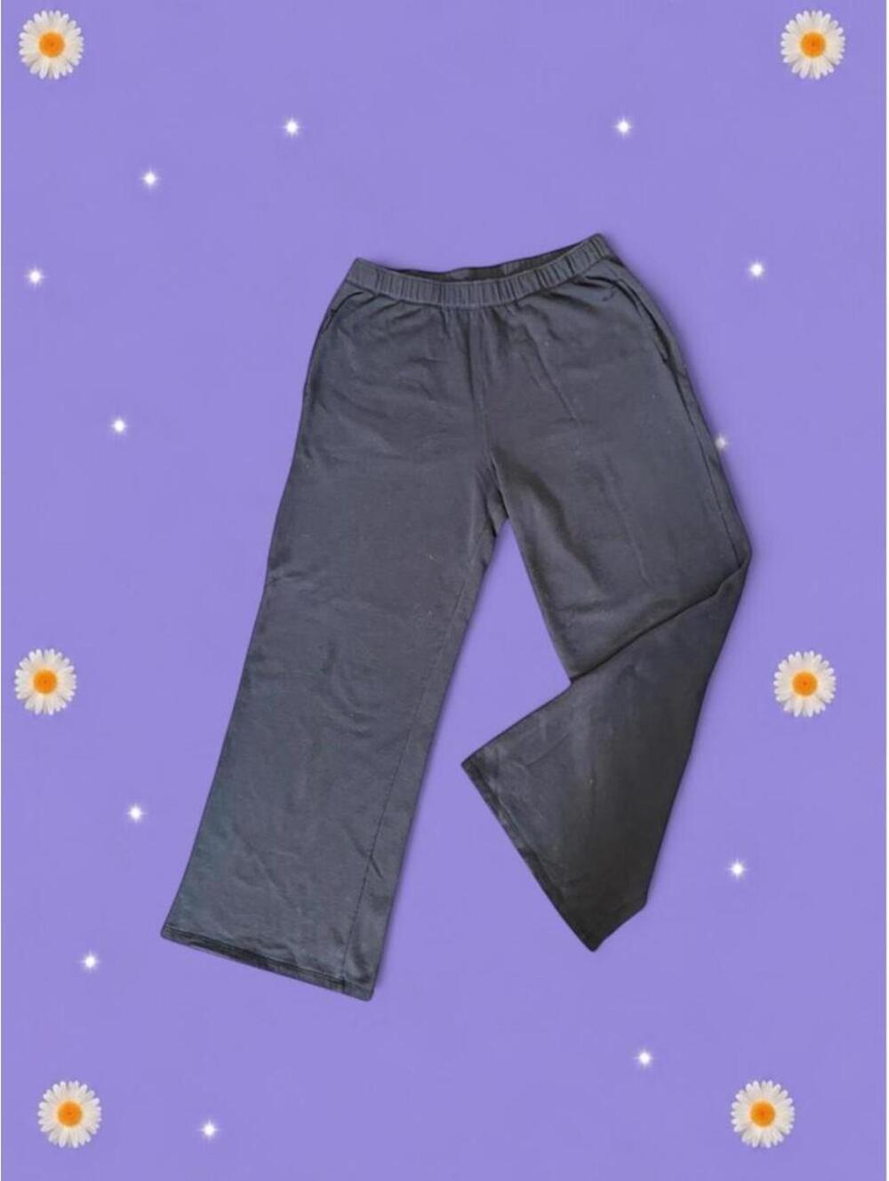 Vintage Y2K Hollister Low Rise Wide Leg Sweatpants size large